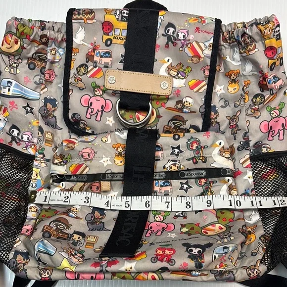 LeSportsac Tokidoki Collaboration Rucksack Colorful Character Print Backpack - Picture 13 of 16